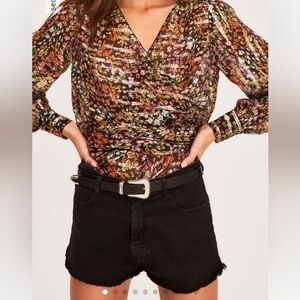 Ba&sh Cluego black shorts